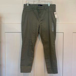 Gap Olive Super Skinny Stretch Denim Leggings - NWT!